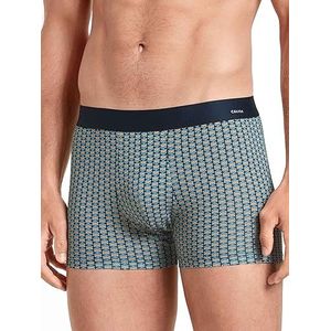 CALIDA Boxershorts met katoenen code design voor heren, Maritieme blauw., 56