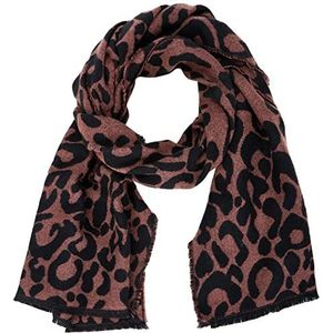 ONLY Dames Onlmila Leo Woven Scarf Cc sjaal (100 stuks), Canyon Rose/AOP: Leo, One Size