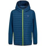 JACK&JONES JUNIOR Jongens JJEMULTI Quilted Jacket NOOS JNR gewatteerde jas, Ensign Blue/Detail: Wild Lime Contrast, 140, Ensign Blue/Detail: Wild Lime Contrast, 140 cm