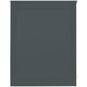 ECOMMERC3 | Verduisteringsrolgordijn, lichtdoorlatend, glad, 160 x 175 cm (b x h) - rolgordijn stofmaat 157 x 170 cm, eenvoudige montage aan muur of plafond - rolgordijn grijsblauw
