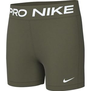 Nike Meisjesshorts G Np Df 3In Lpp Short, Medium Olive/White, FJ6861-222, XS
