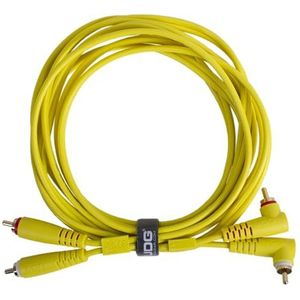 UDG Ultieme Kabel (RCA Recht - RCA Hoek) Geel 3m