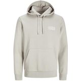 JACK & JONES Jjecorp Logo Sweat Hood Noos Pls - Plus Size, maanbeam, 3XL