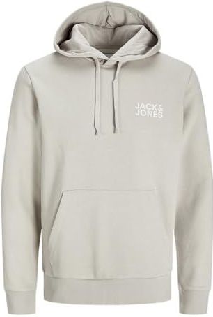 JACK & JONES Jjecorp Logo Sweat Hood Noos Pls - Plus Size, maanbeam, 3XL