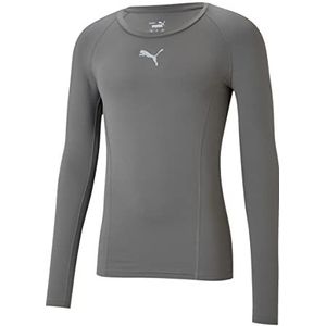 PUMA heren Performance T-shirt Liga Baselayer Tee Ls, Grijs, S