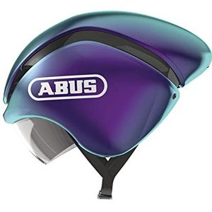 ABUS Time-rijhelm GameChanger TT - aerodynamische fietshelm met optimale ventilatieeigenschappen voor dames en heren - paars, maat L