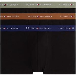 TOMMY HILFIGER - Boxershorts - Blauw - Set van 3 - Katoen