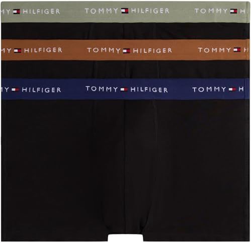 TOMMY HILFIGER - Boxershorts - Blauw - Set van 3 - Katoen