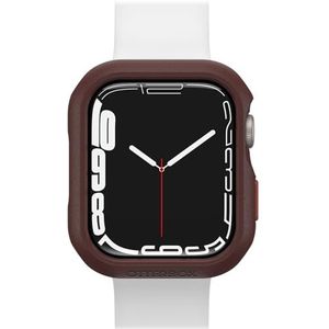 OtterBox Watch Bumper voor Apple Watch Series 9/8/7-45mm, schokbestendig, valbestendig, slanke beschermende hoes voor Apple Watch, beschermt het scherm en de randen, Bruin