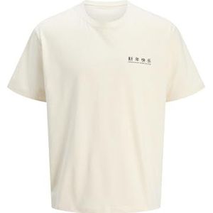 Jack & Jones Jorsnake Tee Ss Crew Neck Tg, antiek wit., XS