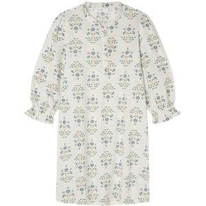 Women'secret Kort nachthemd Daily Nordic Botanical, bedrukt, blauw, maat M voor dames, blauwe print, M