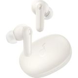 Soundcore by Anker P2 Mini, volledig draadloze oordopjes, 10mm-drivers met veel bas, aangepaste EQ, Bluetooth 5.2, 33u speeltijd, USB-C voor snelladen, klein formaat voor pendelen, werk(Wit)