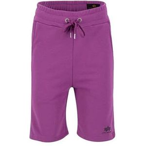 Alpha Industries Basic Short SL Korte broek voor heren Dark Magenta