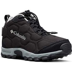 Columbia Firecamp Mid 2, waterdichte schoenen voor kinderen, Zwart Monument, 32 EU