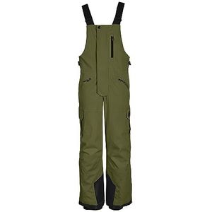 killtec Kinderbroek/skibroek met sneeuwvanger en randbescherming KSW 120 KDS SKI PNTS, olijf, 164, 39659-000