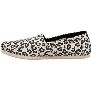 TOMS Vrouwen Alpargata Loafer Flat, Egret Sneeuw Luipaard Print, 36.5 EU