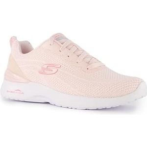 Skechers Dames Skech-AIR Dynamight Cozy TIME, lichtroze gebreid/trim, 5.5 UK, Lichtroze gebreide rand, 38.5 EU