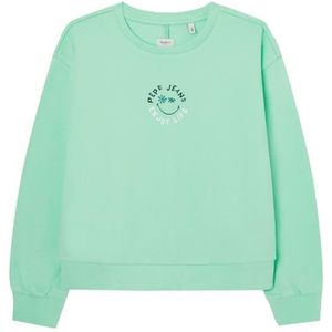 Pepe Jeans Omara Sweatshirt voor meisjes, groen (Acid Mint Green), 12 jaar, groen (Acid Menta Green), 12 Jaren