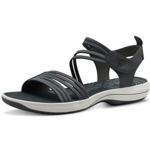 Jana Vegan platte damessandalen, marineblauw, 37 EU, Donkerblauw, 37 EU