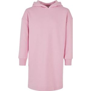 Urban Classics Meisjes-capuchontrui voor meisjes, oversized terry hoody, casual jurk van biologisch terry, verkrijgbaar in 2 verschillende kleuren, maat 110/116 tot 158/164, Girlypink, 134/140 cm