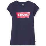 Levi's Batwing Tee voor meisjes, Peacoat/Tea Tree Roze, 16 Jaren