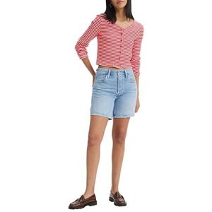 Levi's Dames 501 Mid Thigh Denim Shorts, Ojai Luxor Last Short, 27