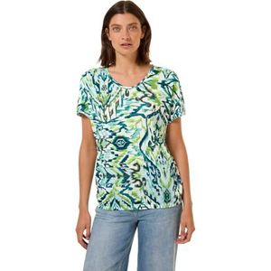 Cecil T-shirt voor dames, Green Lagoon, L
