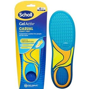 Scholl GelActiv Casual inlegzolen voor dames, de hele dag comfortabele voeten, traagschuim demping en GelWave-technologie, maat 36-40