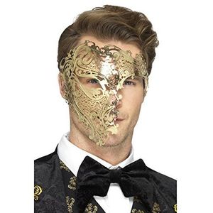 Deluxe Metal Filigree Phantom Mask