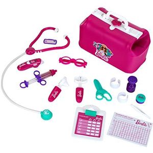 Theo Klein 4601 Barbie dokterskoffer | Met stethoscoop, bril, gips en nog veel meer | Thermometer met licht- en geluidseffecten | Speelgoed voor kinderen vanaf 3 jaar