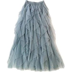 Femiserah - A-lijnrok - Regenboog - Lang - Tule - Petticoat