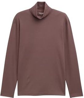 TOM TAILOR T-shirt met lange mouwen voor heren, 38833 - Bag Brown, XL