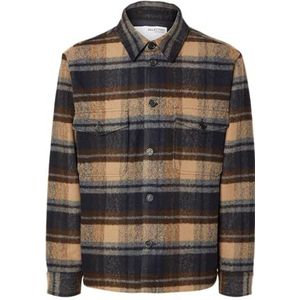 Selected Homme Heren Slharchive Overhemd Noos Hemdjack, Sky Captain, L, sky captain, L