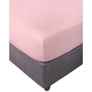 Miracle Home. Hoeslaken 100% geborstelde microvezel, elastisch, anti-pilling. 150X200. Bed 150. Roze