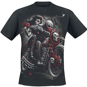Spiral DOTD Bikers T-shirt zwart L 100% katoen Everyday Goth, Gothic, Horror, Rock wear