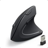 Anker 2.4G Wireless Verticale Ergonomische Optische Muis Verticale Ergonomische Optical Muis Draadloos voor Windows en Mac OS, USB, 800/1200/1600 DPI, 5 toetsen