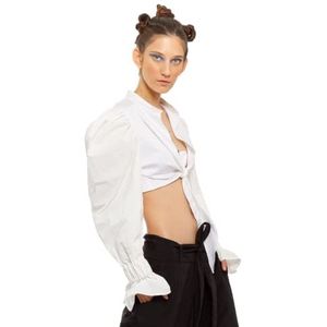 CHAOUICHE Peace hemd, wit, maat XL heren, Wit., XXL