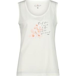 CMP - Dames tanktop, gebroken wit-bitter, 52