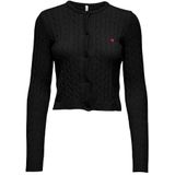 ONLY Onlkatia Ls Kabel Button Cardigan Cc KNT, zwart, XS