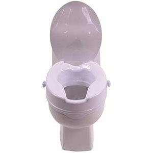 Antar AT51202 Verhoogd Toilet Stoel met Deksel 1.40 kg, 15 cm Maat