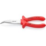 Knipex Platspitse tang met zijsnijder (telefoontang) verchroomd, dompelisolatie, VDE-getest 200 mm 26 27 200