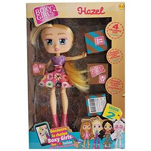 Boxy Girls Hazel Fashionista-poppen, die met hen laten praten, bekend van de televisie.