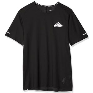 Nike M Nk Df Trail Top Ss T-shirt voor heren, zwart/wit, M