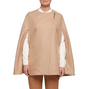 Ted Baker WMO-COOLA-A-lijn wollen wikkelcape, camel, S