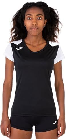 Sportshirt - Korte Mouwen - Gekleurde Uitsparingen - Gezeefd Logo