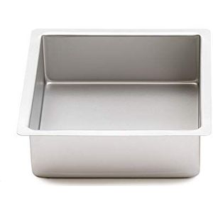 Vierkante Aluminium Bakvorm 7.5cm Hoo - 35cm - Decora