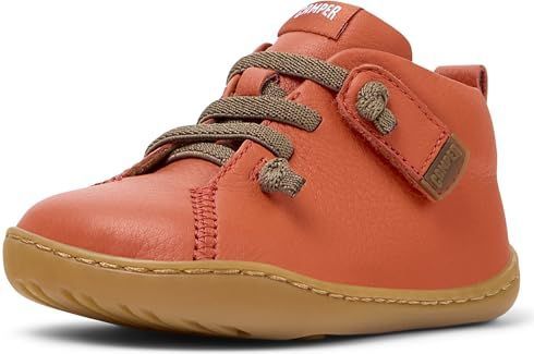 Camper Peu Cami 80153 Basket Bootie, Dark Orange 115, 21 EU, Dark Orange 115, 21 EU