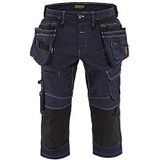Blaklader 19921141 ambachtslieden shorts van stretch Cordura Denim, marineblauw/zwart, maat: C48
