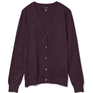 VERO MODA VMSILJE gebreide jas voor dames, Winetasting, XS