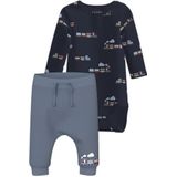 Name It - NBMVROELS LS BODY SET W SCARF - Flint Stone - Set - 3-delig